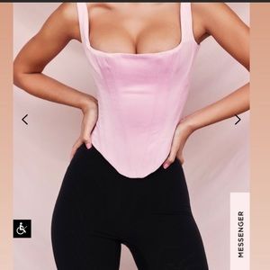 House of cb pink corset